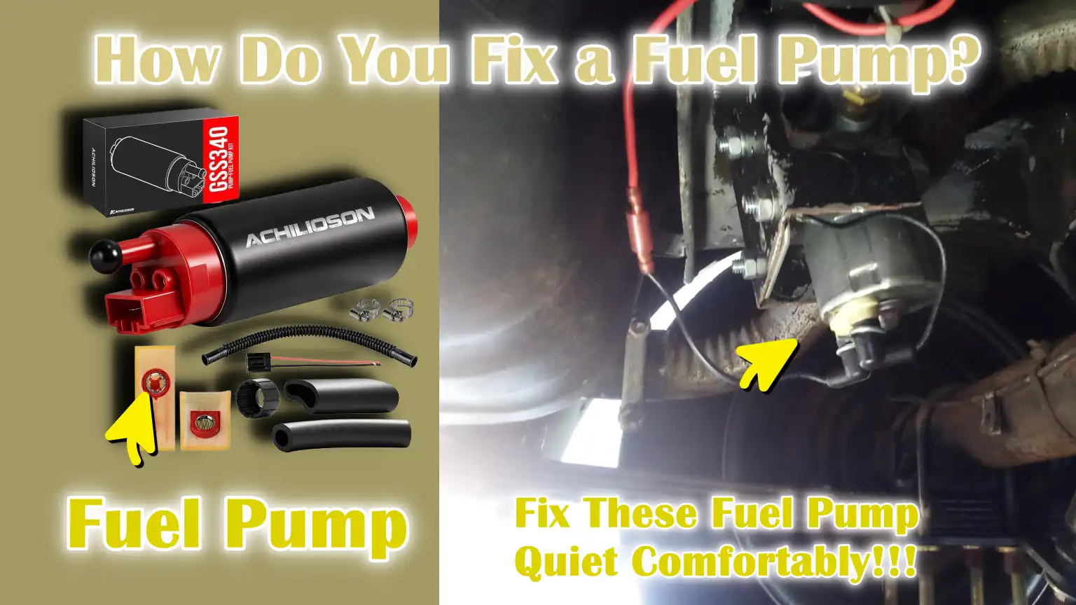 How Do You Fix a Fuel Pump