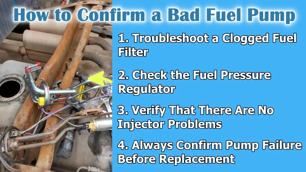 How to Confirm a Bad Fuel Pump