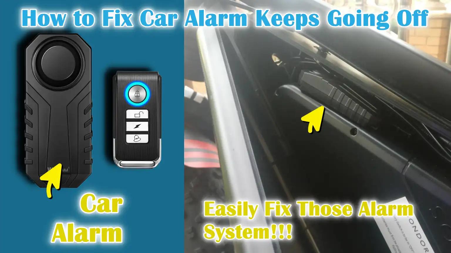 How to Fix Car Alarm Keeps Going Off