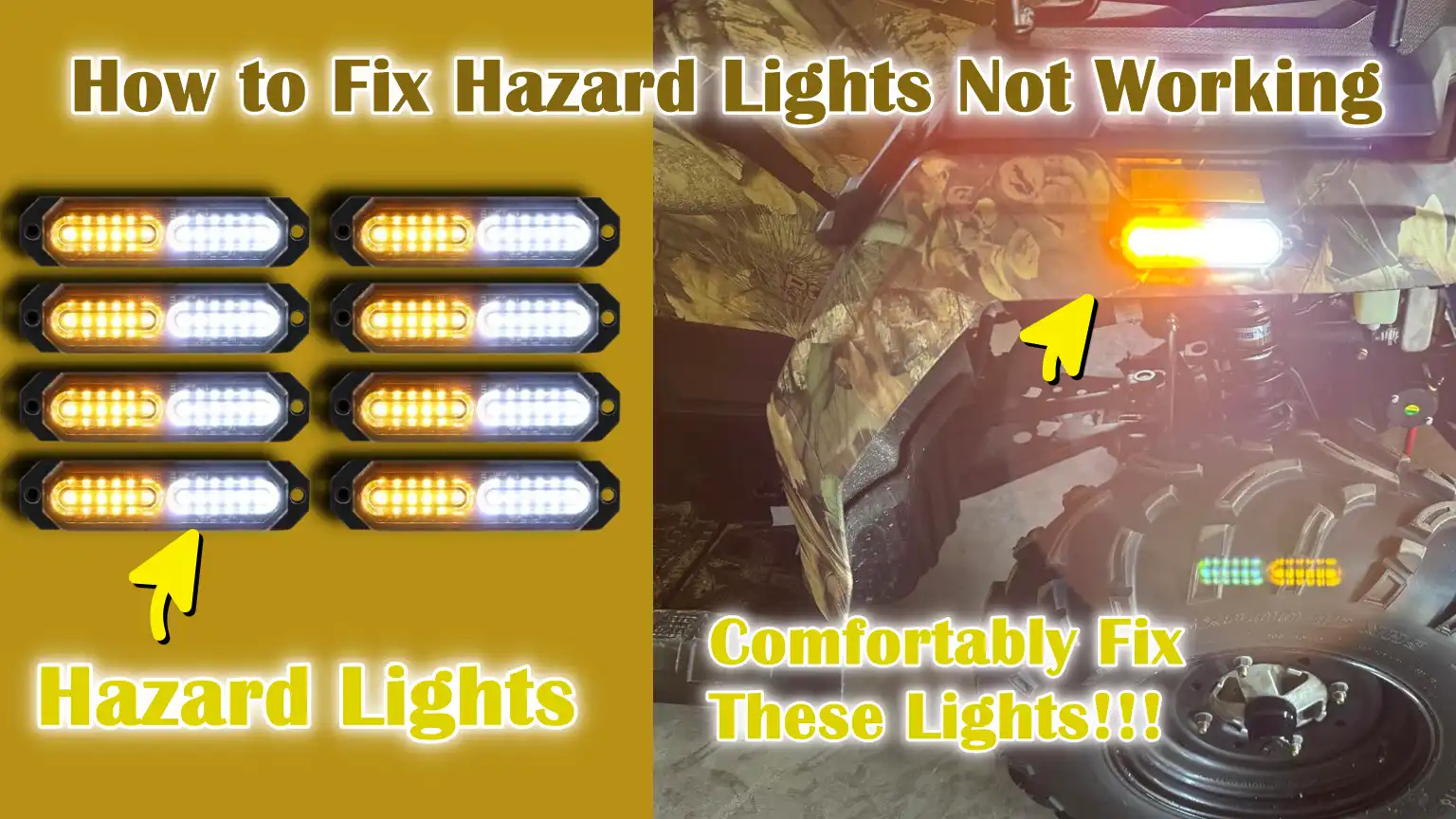 How to Fix Hazard Lights Not Working