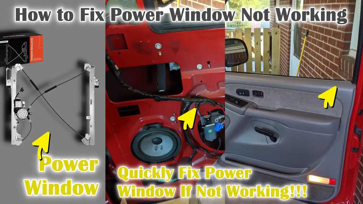 How to Fix Power Window Not Working