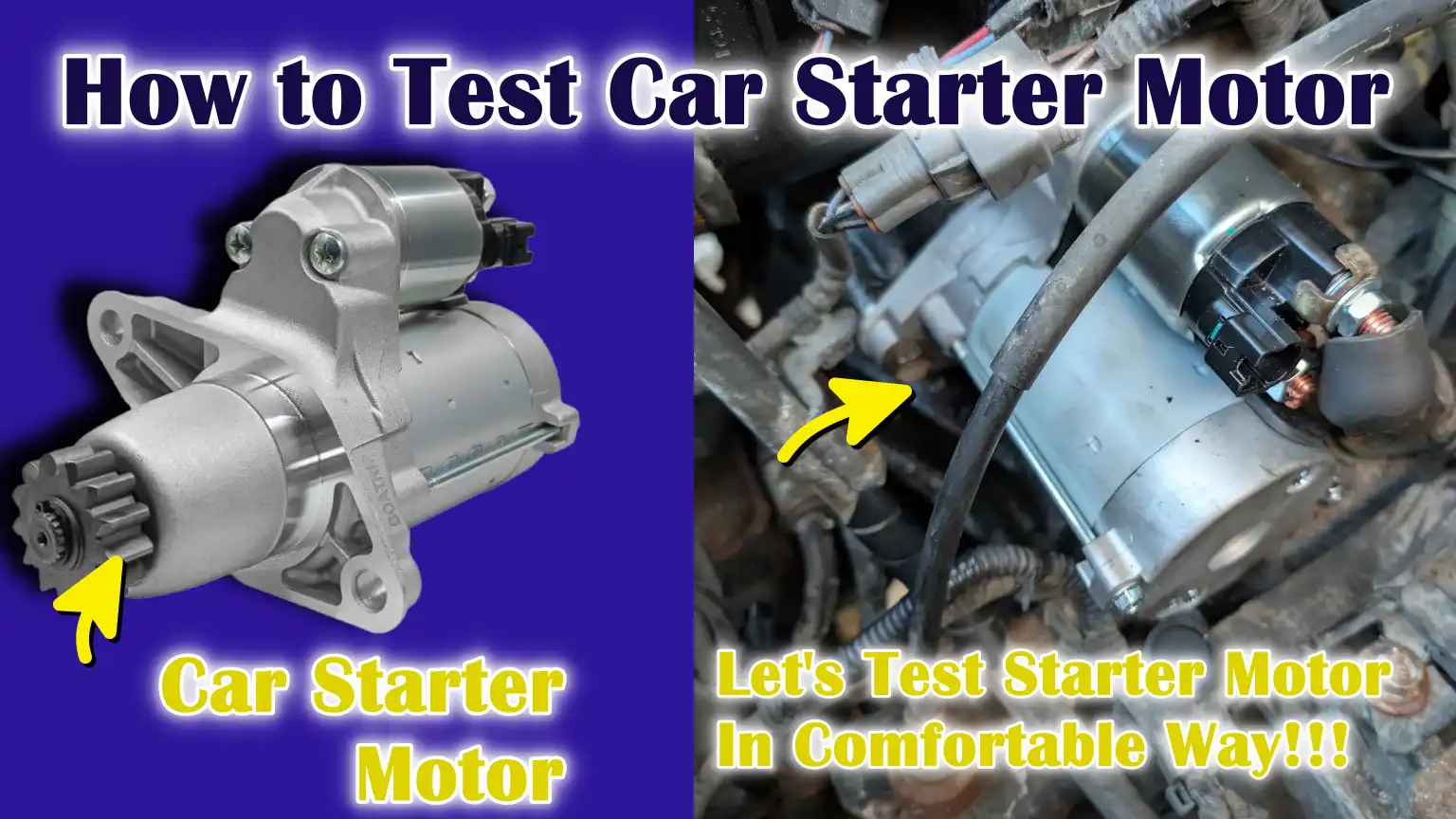 How to Test Car Starter Motor