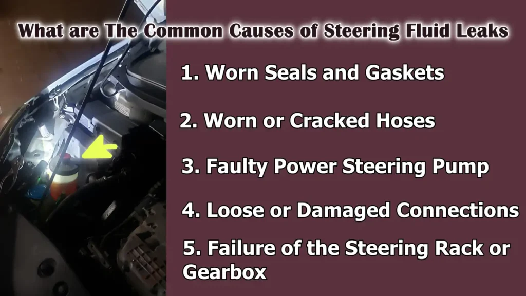 What are The Common Causes of Steering Fluid Leaks