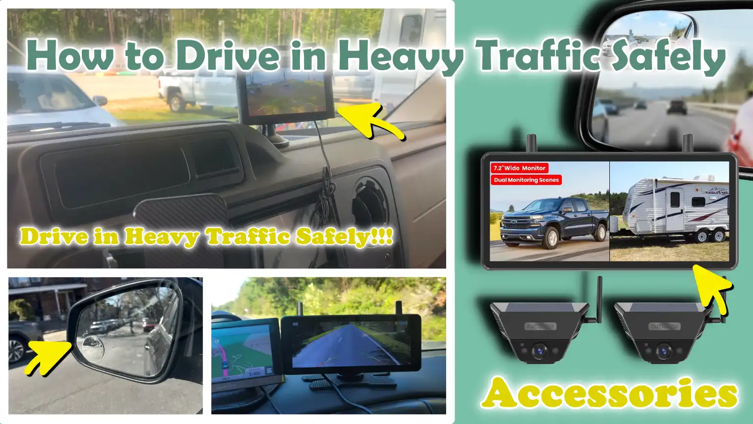 How to Drive in Heavy Traffic Safely