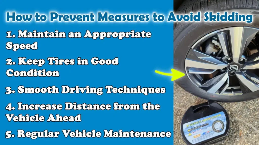 How to Prevent Measures to Avoid Skidding