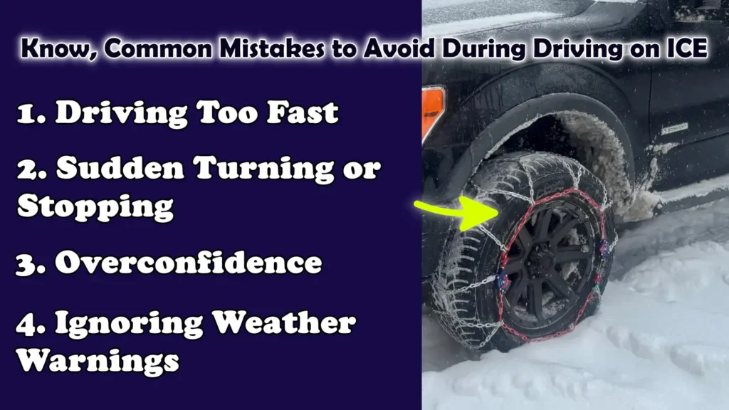 Know, Common Mistakes to Avoid During Driving on ICE