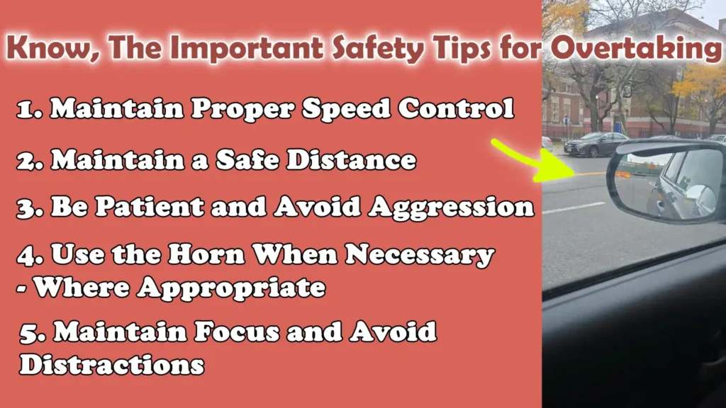 Know, The Important Safety Tips for Overtaking