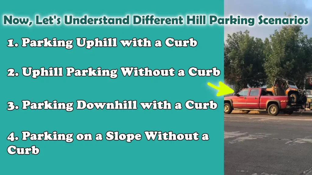 Now, Let's Understand Different Hill Parking Scenarios