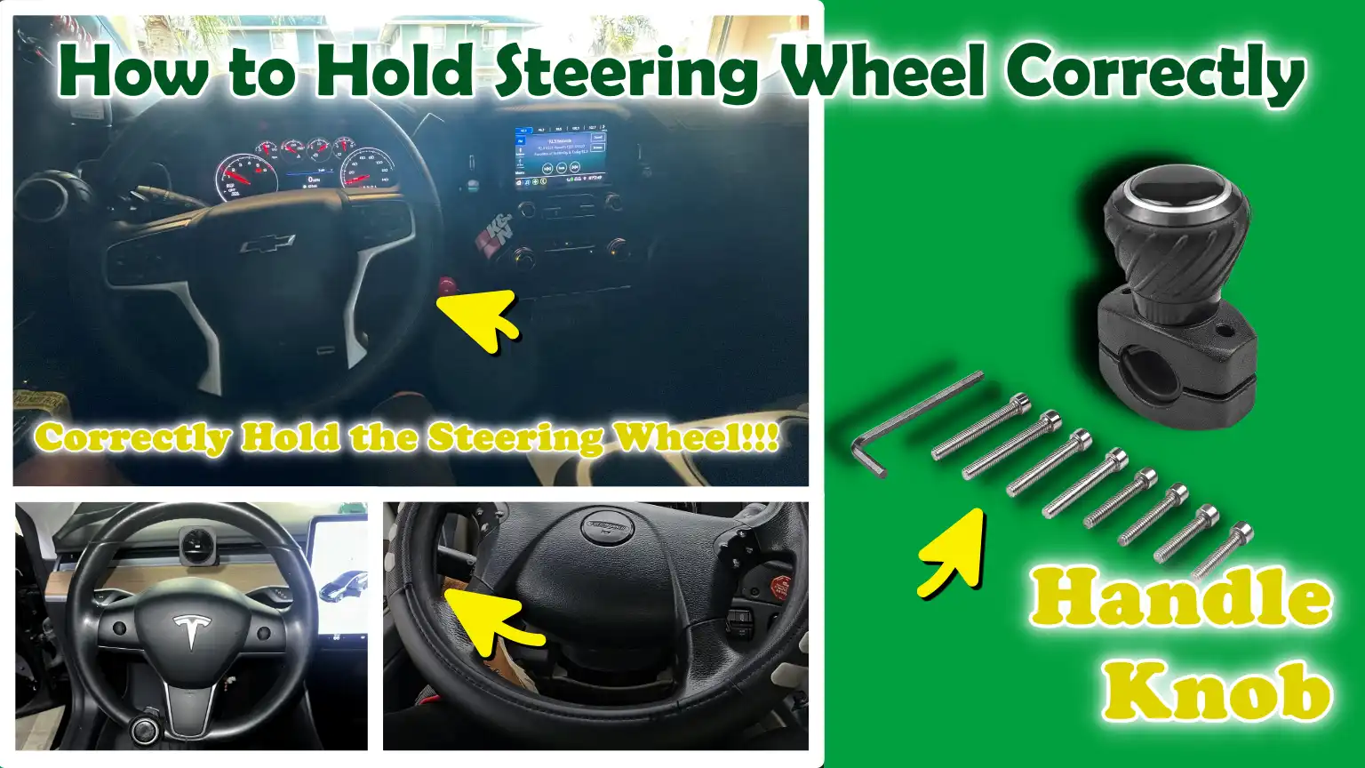 How to Hold Steering Wheel Correctly