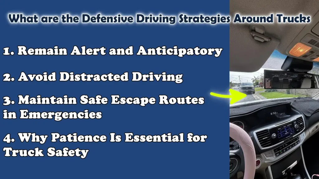 What are the Defensive Driving Strategies Around Trucks
