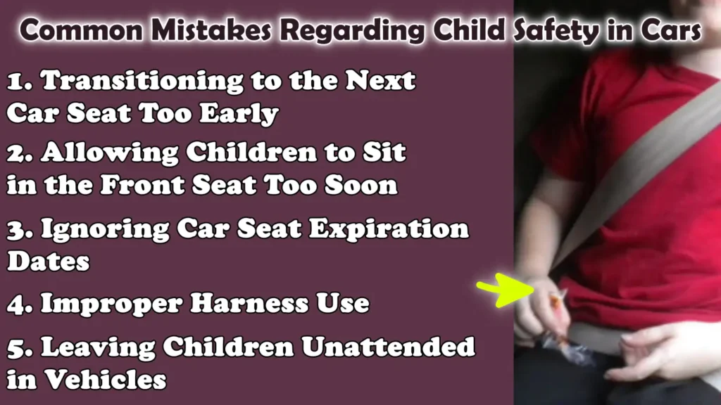Common Mistakes Regarding Child Safety in Cars