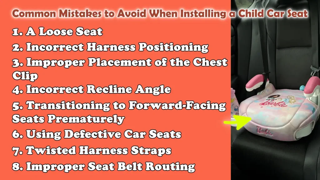 Common Mistakes to Avoid When Installing a Child Car Seat