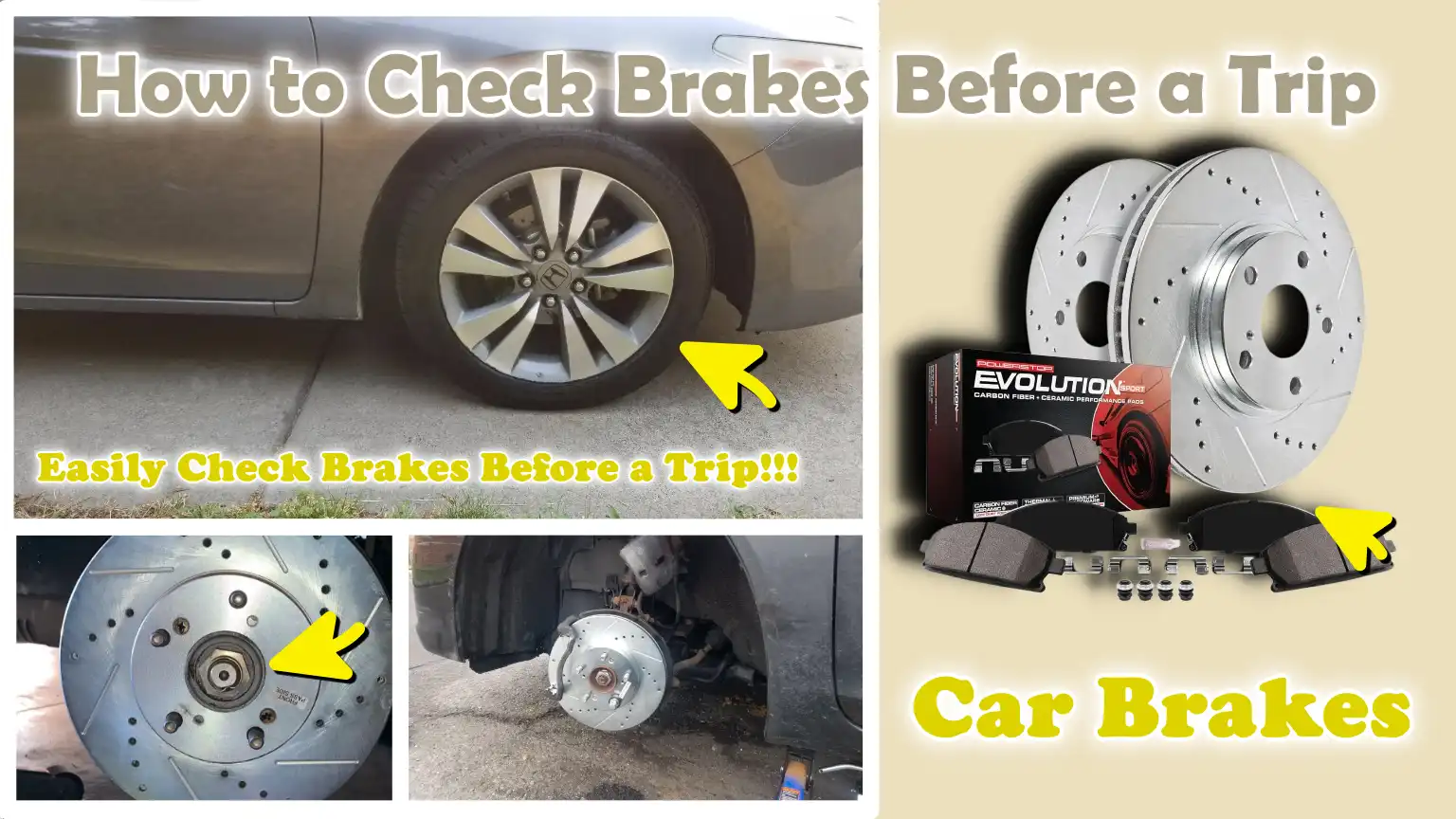 How to Check Brakes Before a Trip